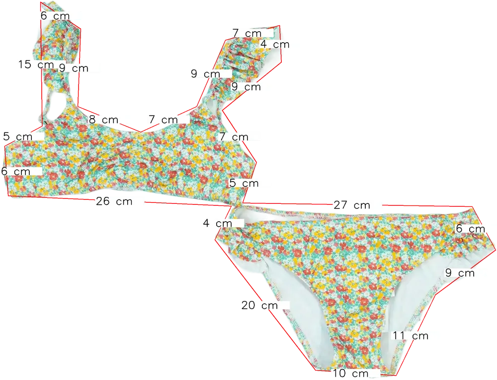 Zöld Zara Bikini EU 140 / UK 10 év / US 10 év/L