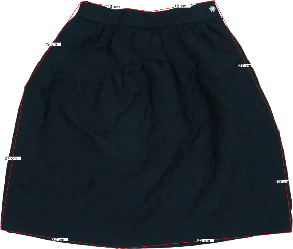 Fekete Zara Szoknya EU 122 / UK 7 év / US 7 év/M