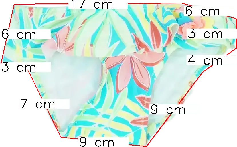 Többszínű Zara Bikini alsó EU 98 / UK 3 év / US 3T