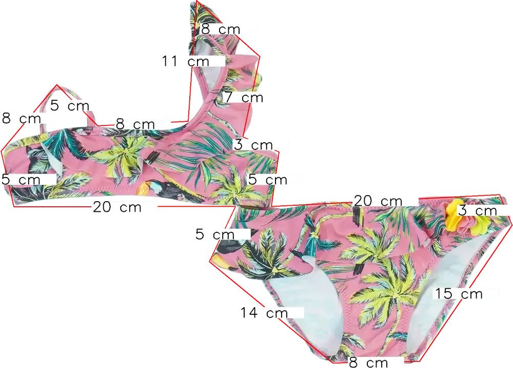 Rózsaszín Zara Bikini EU 110 / UK 5 év / US 5 év/XS