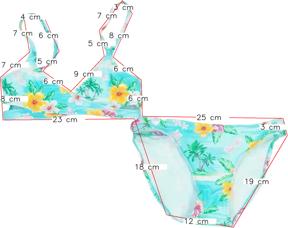 Kék Zara Bikini EU 140 / UK 10 év / US 10 év/L