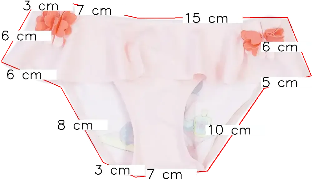 Rózsaszín Zara Bikini alsó EU 116 / UK 6 év / US 6 év/S