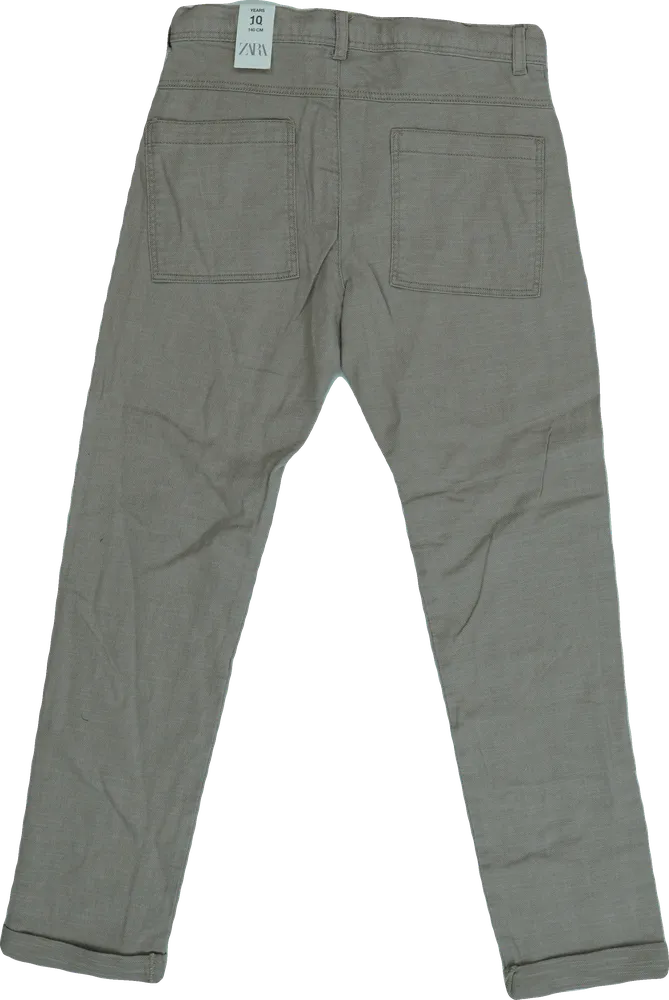 Barna Zara Hosszúnadrág EU 140 / UK 10 év / US 10 év/L