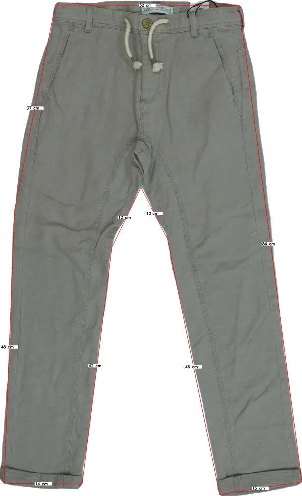 Barna Zara Hosszúnadrág EU 140 / UK 10 év / US 10 év/L