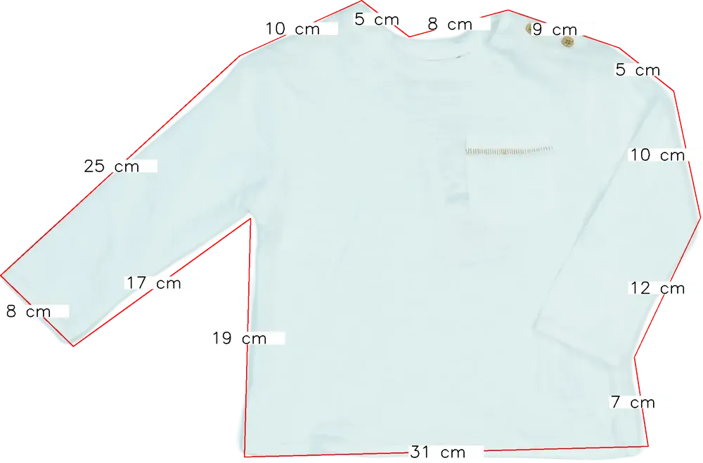 Barna Zara Hosszú ujjú felső EU 80 / UK 9-12 hónap / US 12 hónap