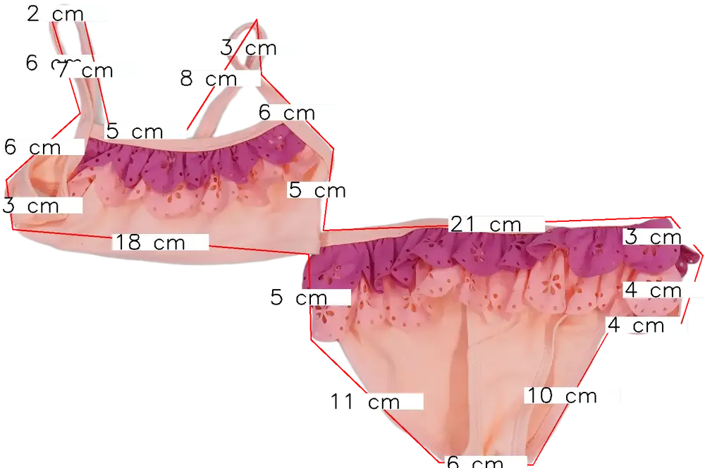 Rózsaszín LH Fürdőruha EU 104 / UK 4 év / US 4T/XS