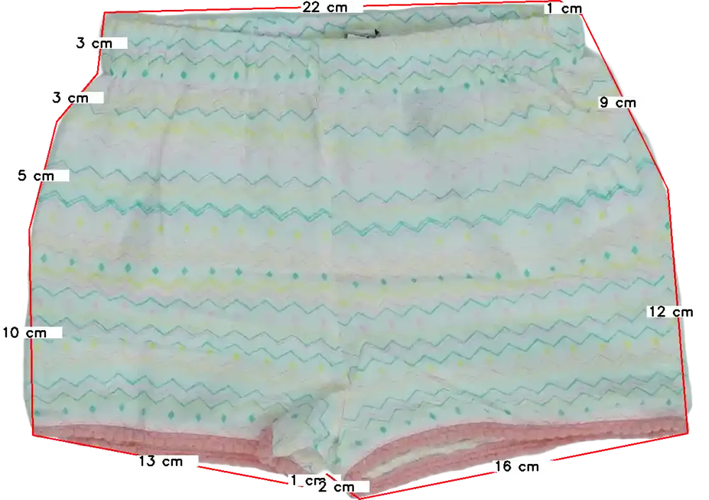 Fehér Pat &amp;Ripaton Rövidnadrág EU 92 / UK 2 év / US 2T