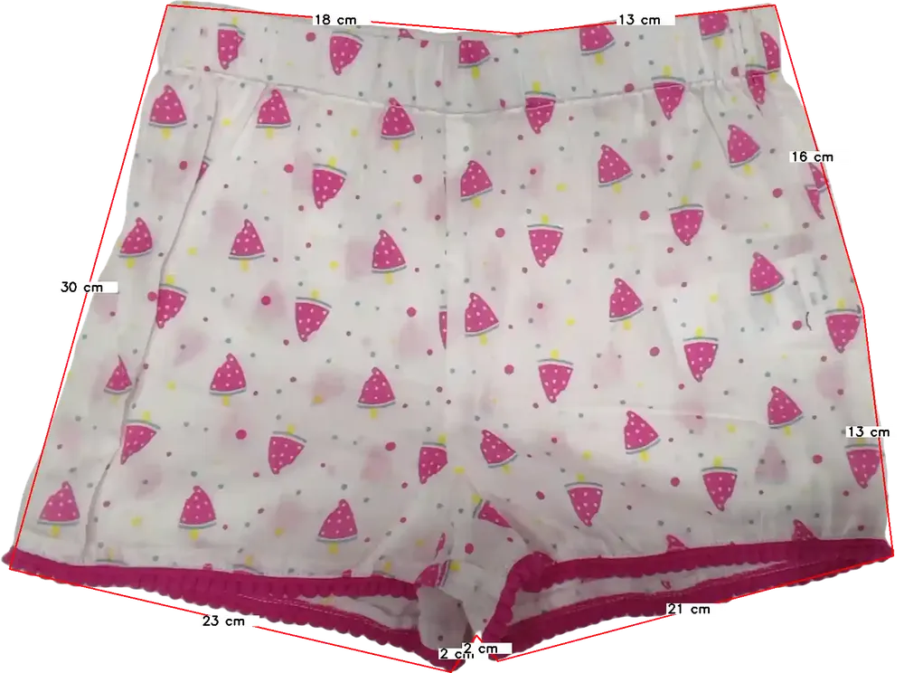 Fehér Pat &amp;Ripaton Rövidnadrág EU 92 / UK 2 év / US 2T