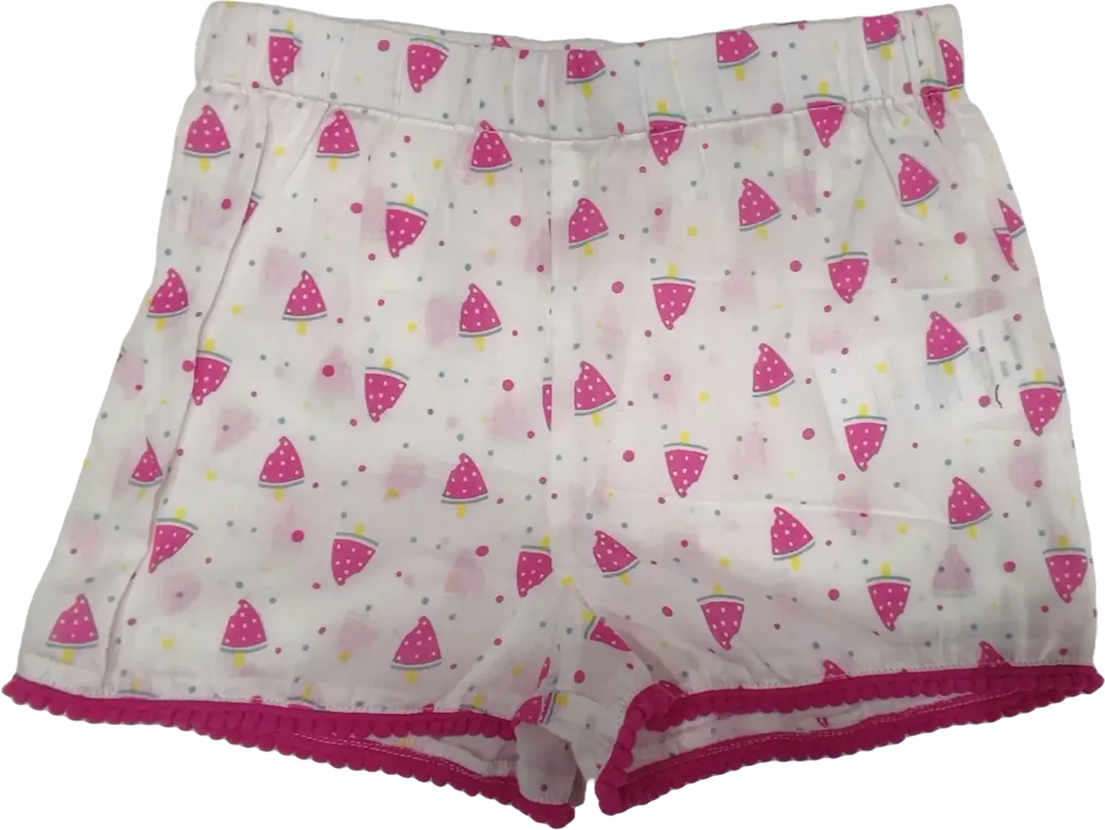 Fehér Pat &amp;Ripaton Rövidnadrág EU 92 / UK 2 év / US 2T