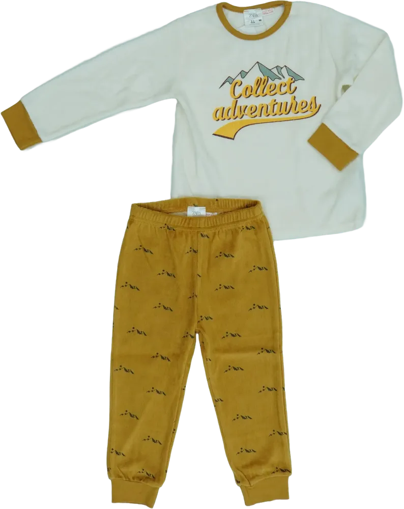 Sárga Zara Pizsama EU 92 / UK 2 év / US 2T