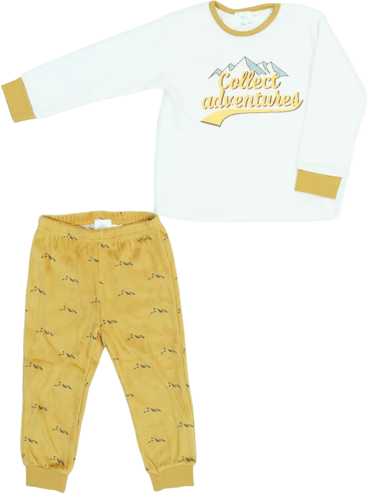 Sárga Zara Pizsama EU 98 / UK 3 év / US 3T