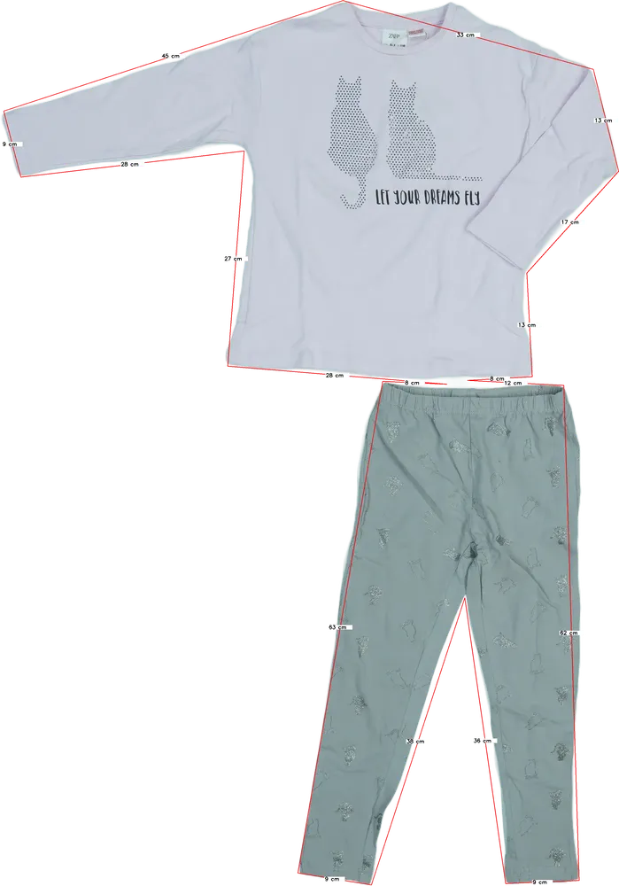 Többszínű Zara Pizsama EU 116 / UK 6 év / US 6 év/S