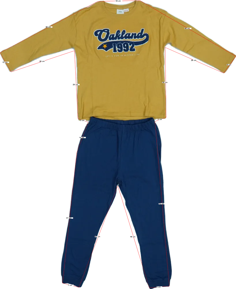 Többszínű Zara Pizsama EU 128 / UK 8 év / US 8 év/M