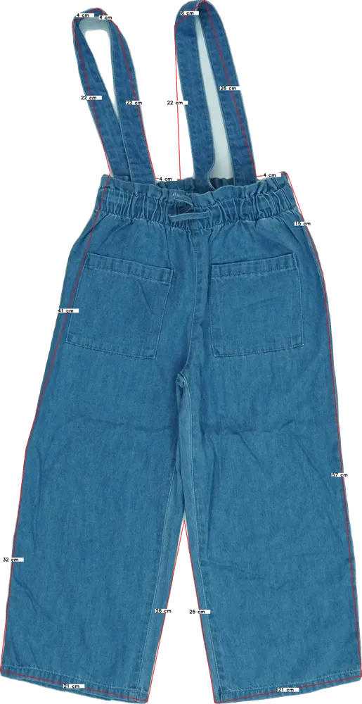 Kék Zara Kantáros hosszú / rövidnadrág EU 134 / UK 9 év / US 9 év/L