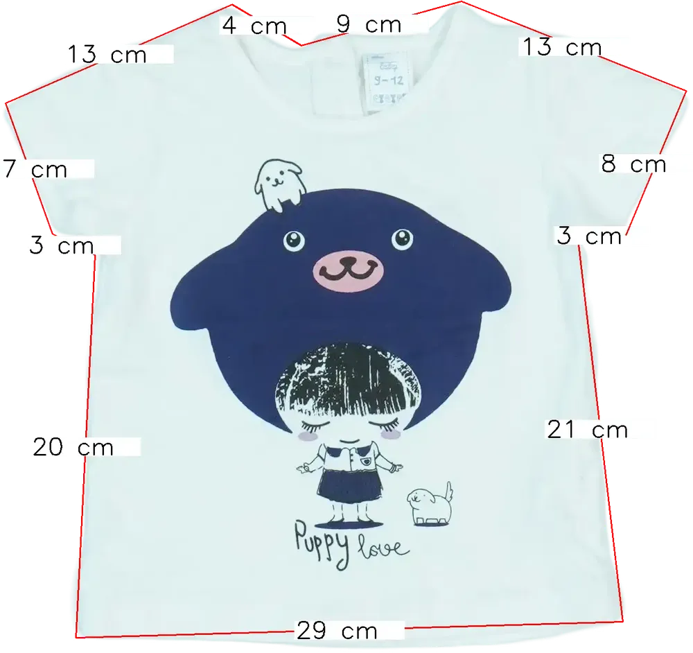 Fehér Lefties baby Póló EU 80 / UK 9-12 hónap / US 12 hónap