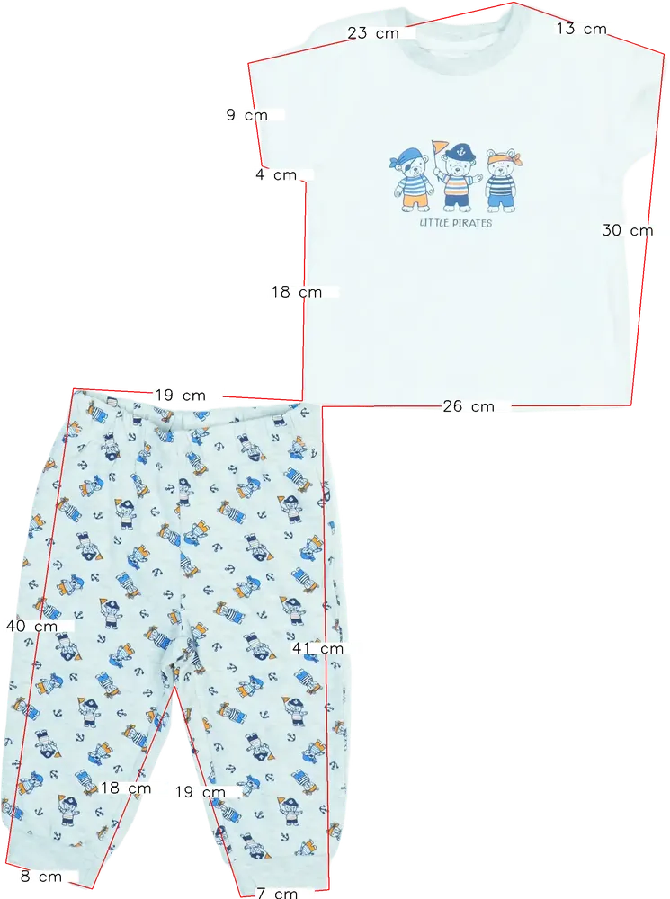 Fehér Ergee Pizsama EU 74 / UK 6-9 hónap / US 6-9 hónap