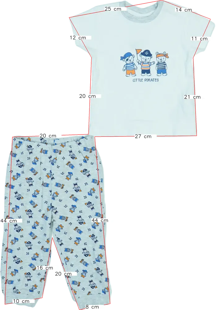 Fehér Ergee Pizsama EU 80 / UK 9-12 hónap / US 12 hónap