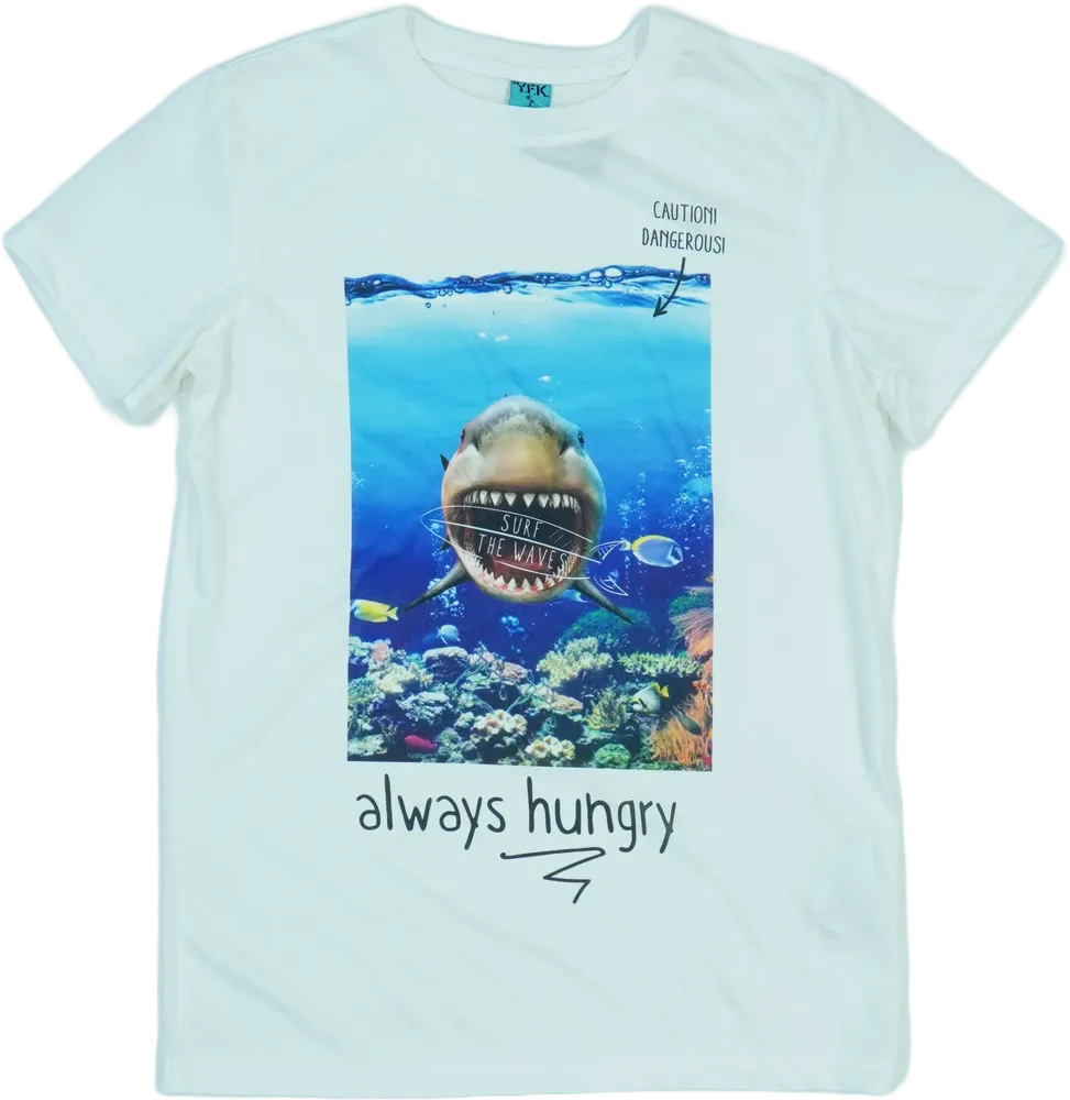 Fehér Y.F.K. Póló EU 164 / UK 14 év / US 14 év/XL