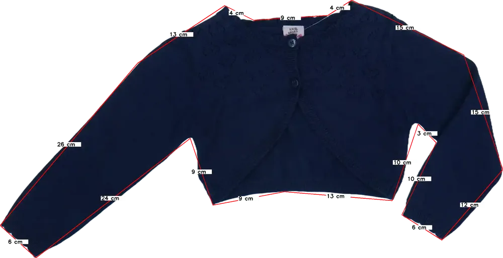 Kék Kiki&amp;Koko Bolero EU 92 / UK 2 év / US 2T