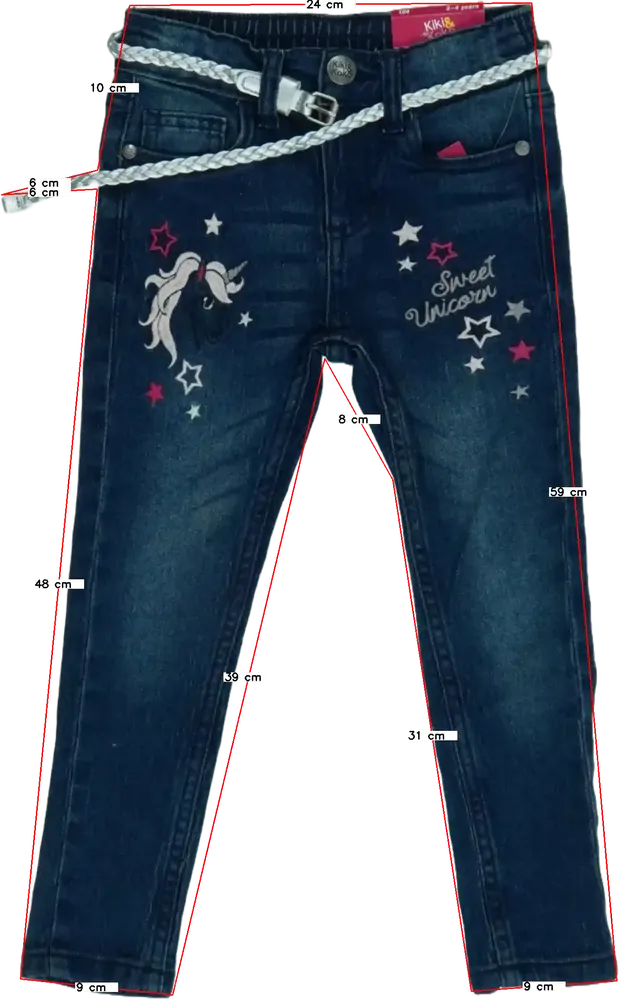 Kék Kiki&amp;Koko Farmernadrág EU 104 / UK 4 év / US 4T/XS