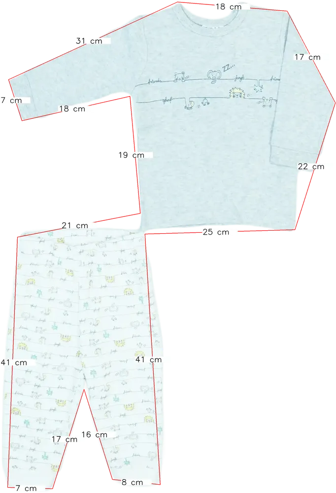 Szürke Ergee Pizsama EU 74 / UK 6-9 hónap / US 6-9 hónap