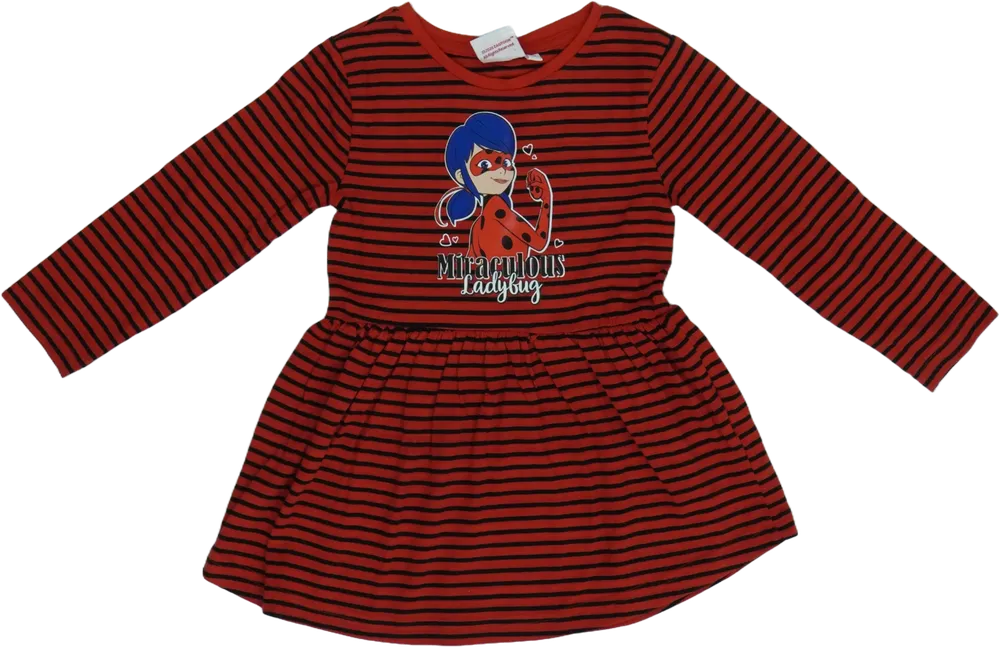 Piros Miraculous Ladybug Ruha EU 92 / UK 2 év / US 2T