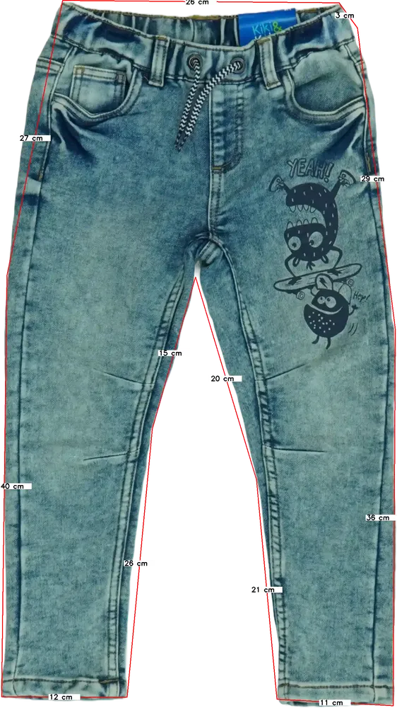 Kék Kiki&amp;Koko Farmernadrág EU 110 / UK 5 év / US 5 év/XS