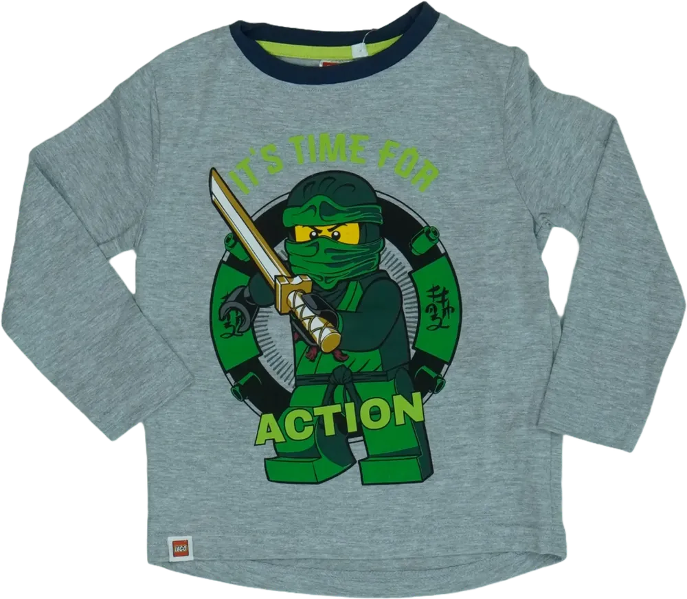 Szürke Lego Hosszú ujjú felső EU 92 / UK 2 év / US 2T