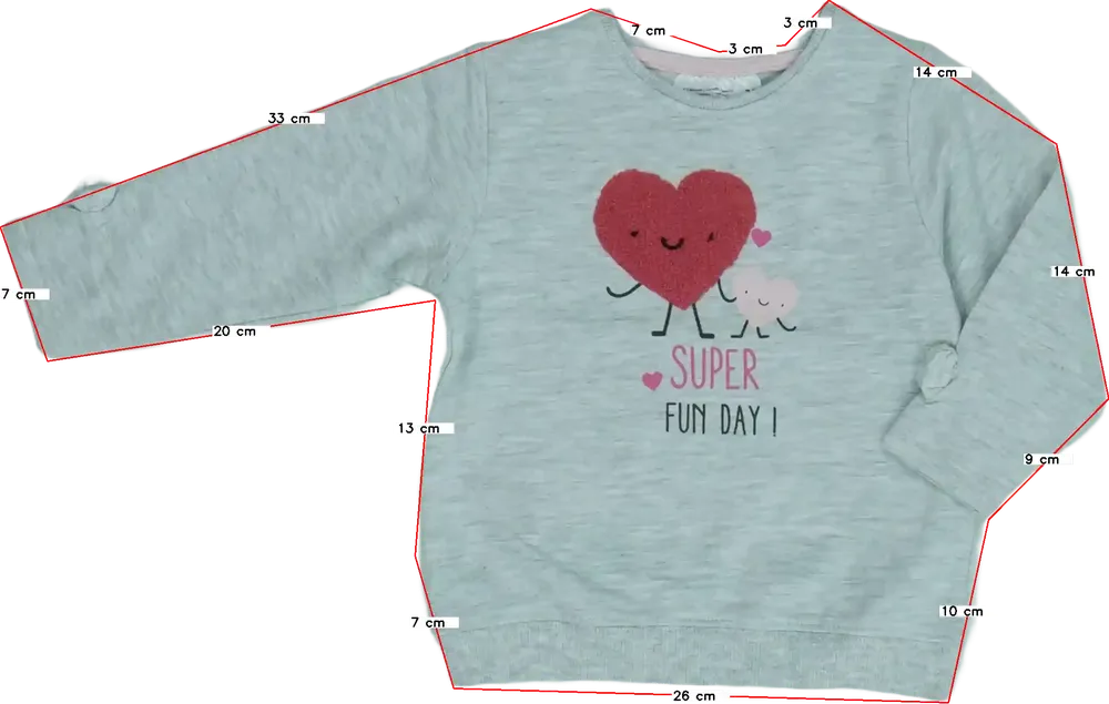 Szürke Ergee Pulóver EU 74 / UK 6-9 hónap / US 6-9 hónap