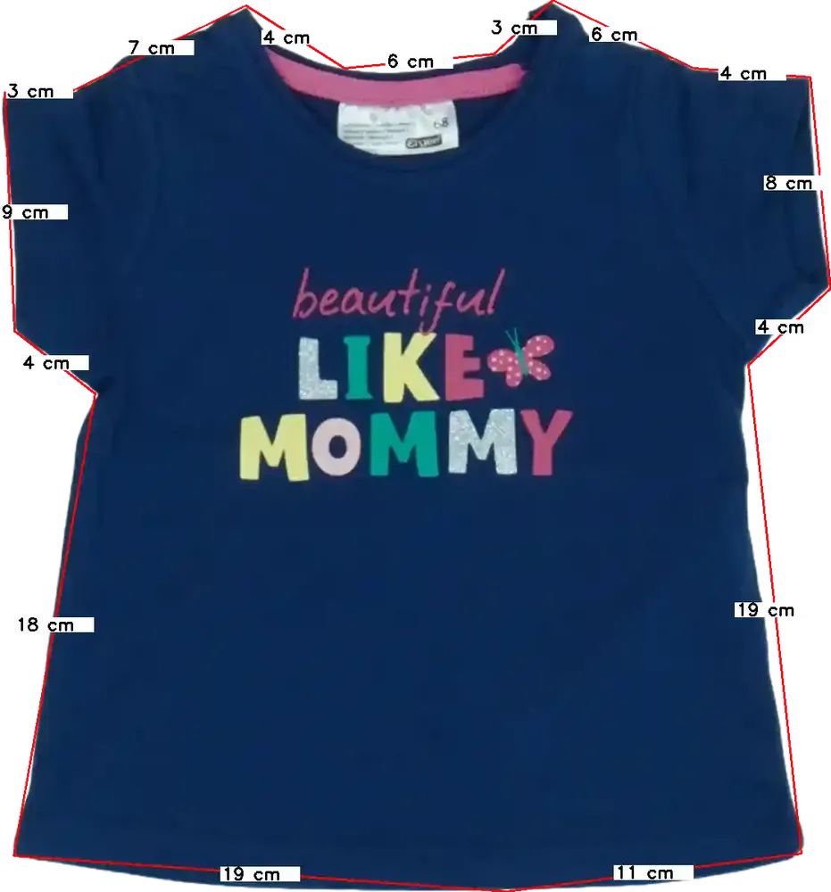 Kék Ergee Póló EU 68 / UK 3-6 hónap / US 3-6 hónap