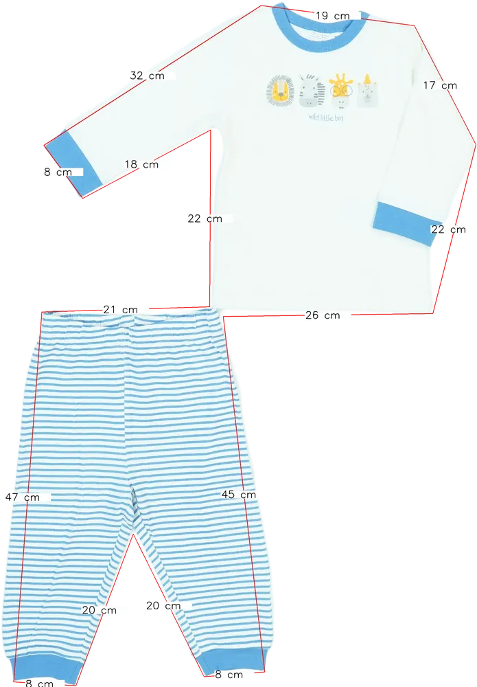 Fehér Ergee Pizsama EU 86 / UK 12-18 hónap / US 18 hónap