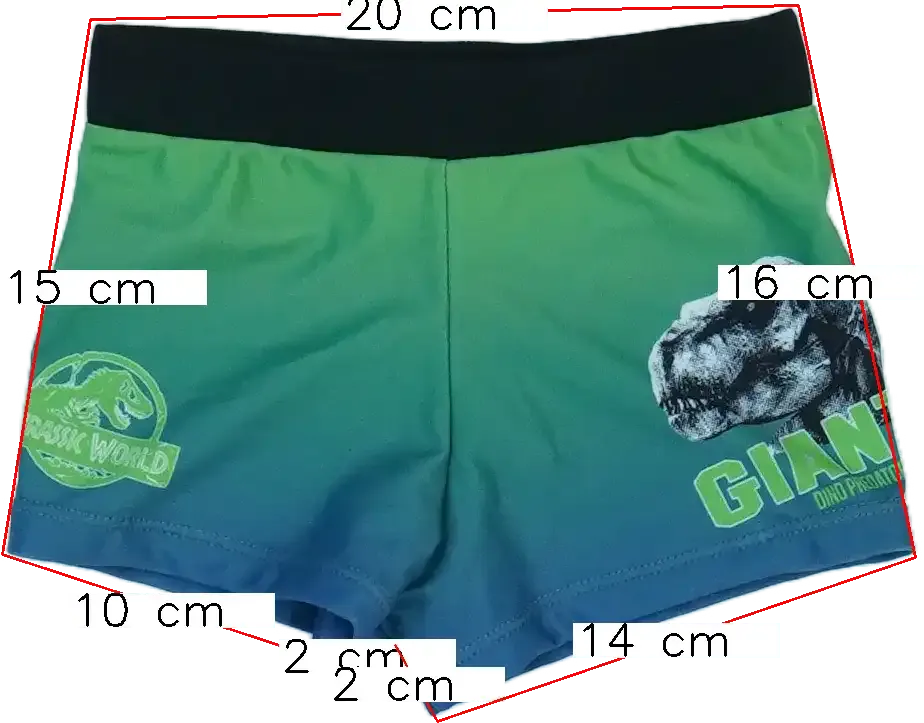 Zöld Jurassic World Fürdőnadrág EU 92 / UK 2 év / US 2T