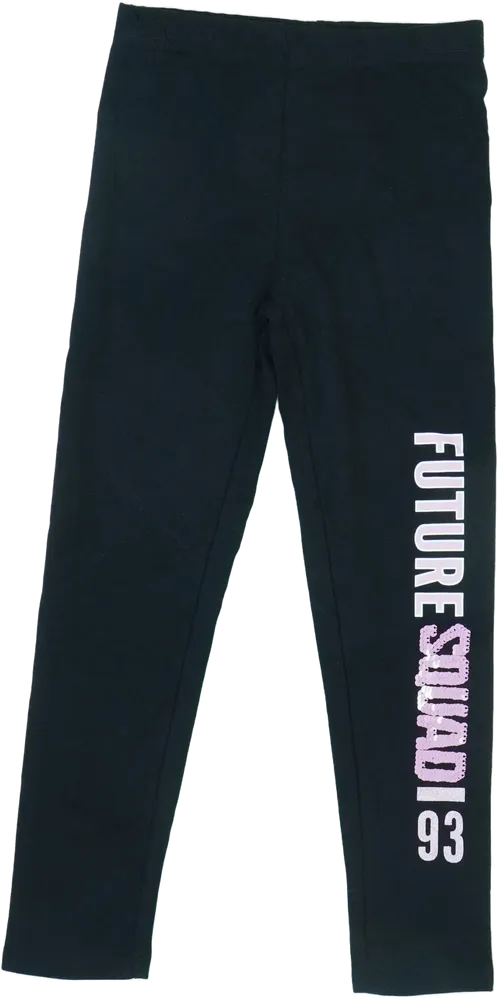 Fekete Y.F.K. Leggings EU 128 / UK 8 év / US 8 év/M