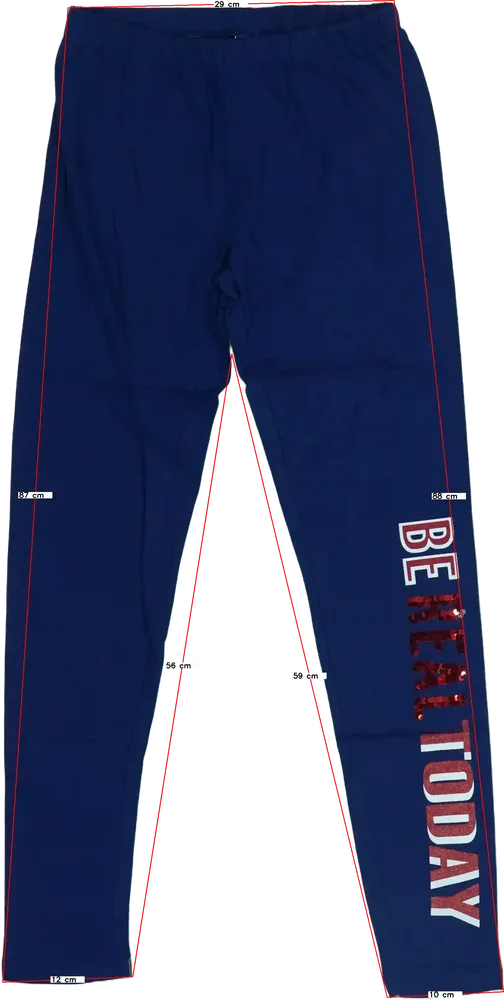 Kék Y.F.K. Leggings EU 164 / UK 14 év / US 14 év/XL