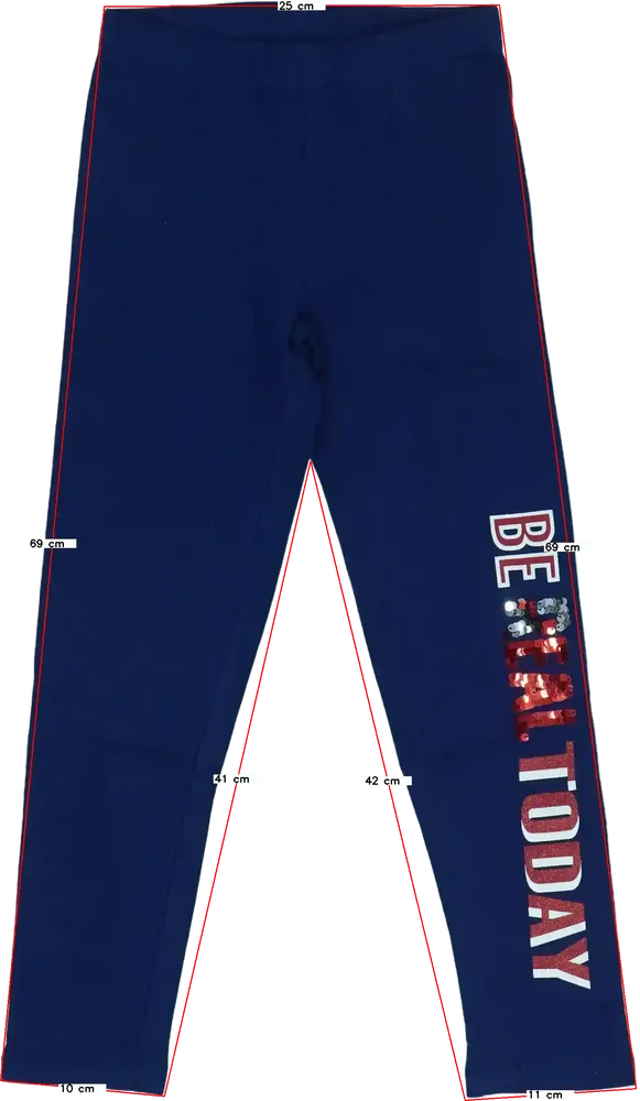 Kék Y.F.K. Leggings EU 128 / UK 8 év / US 8 év/M