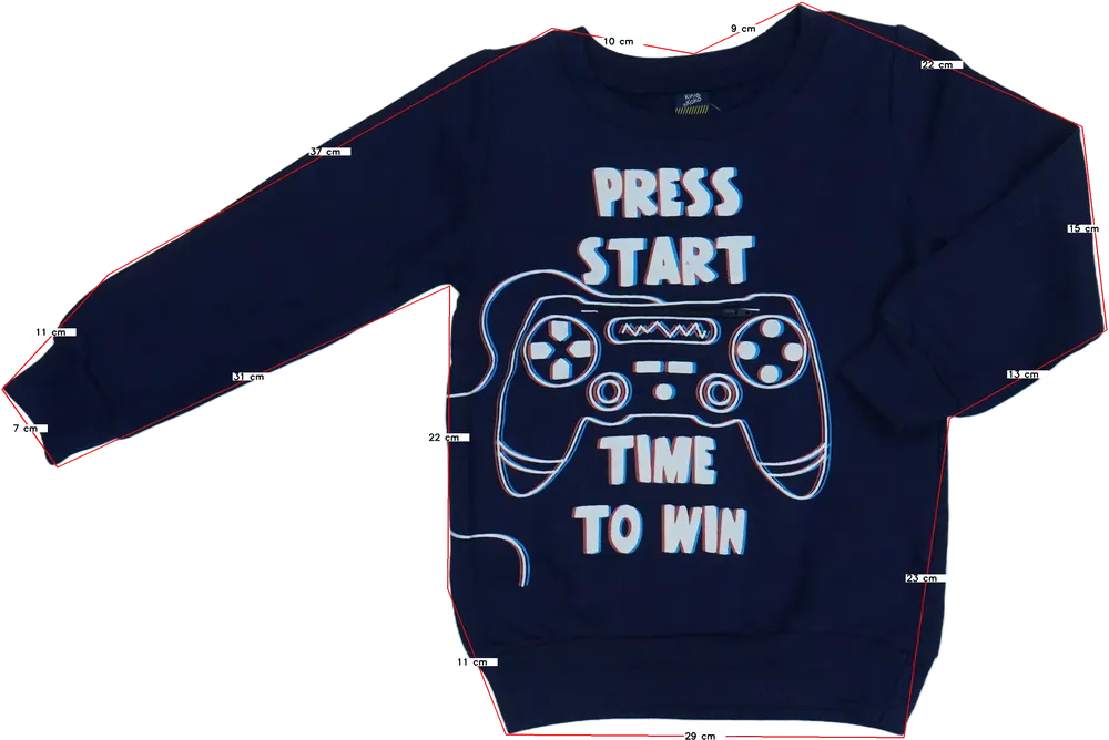 Kék Kiki&amp;Koko Pulóver EU 122 / UK 7 év / US 7 év/M