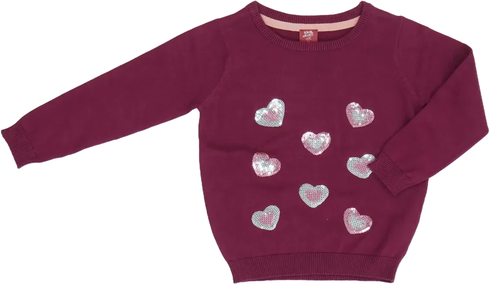 Bordó Kiki&amp;Koko Kötött pulcsi EU 92 / UK 2 év / US 2T