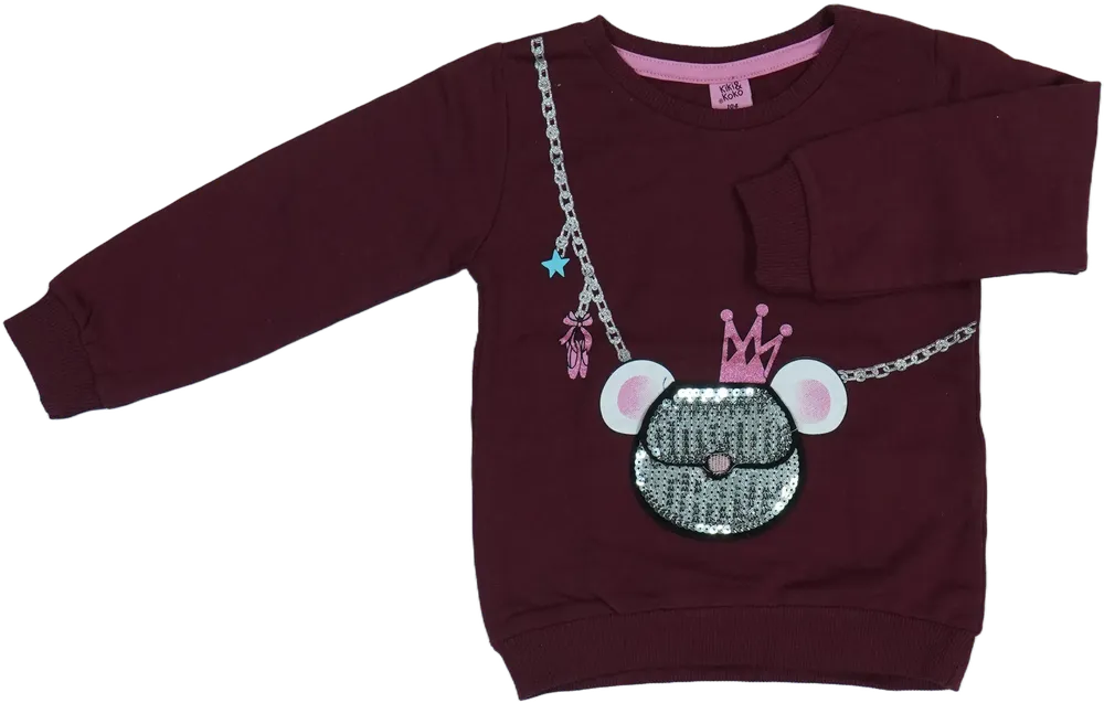 Bordó Kiki&amp;Koko Pulóver EU 104 / UK 4 év / US 4T/XS