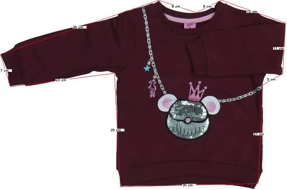 Bordó Kiki&amp;Koko Pulóver EU 98 / UK 3 év / US 3T