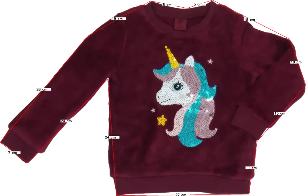 Bordó Kiki&amp;Koko Pulóver EU 92 / UK 2 év / US 2T