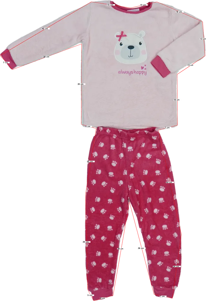 Rózsaszín Kiki&amp;Koko Pizsama EU 116 / UK 6 év / US 6 év/S