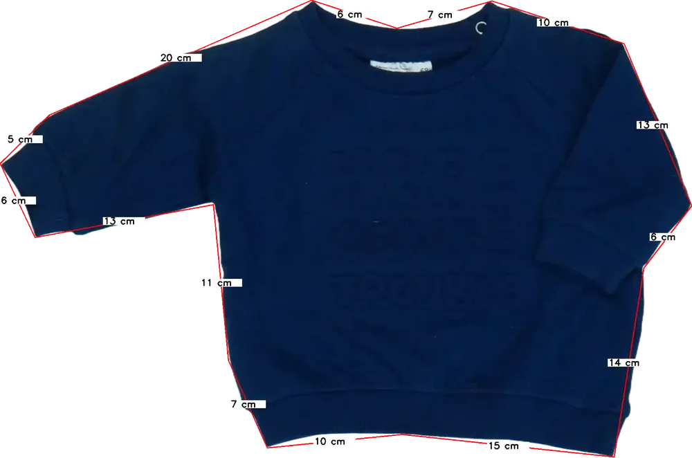 Kék Ergee Pulóver EU 68 / UK 3-6 hónap / US 3-6 hónap