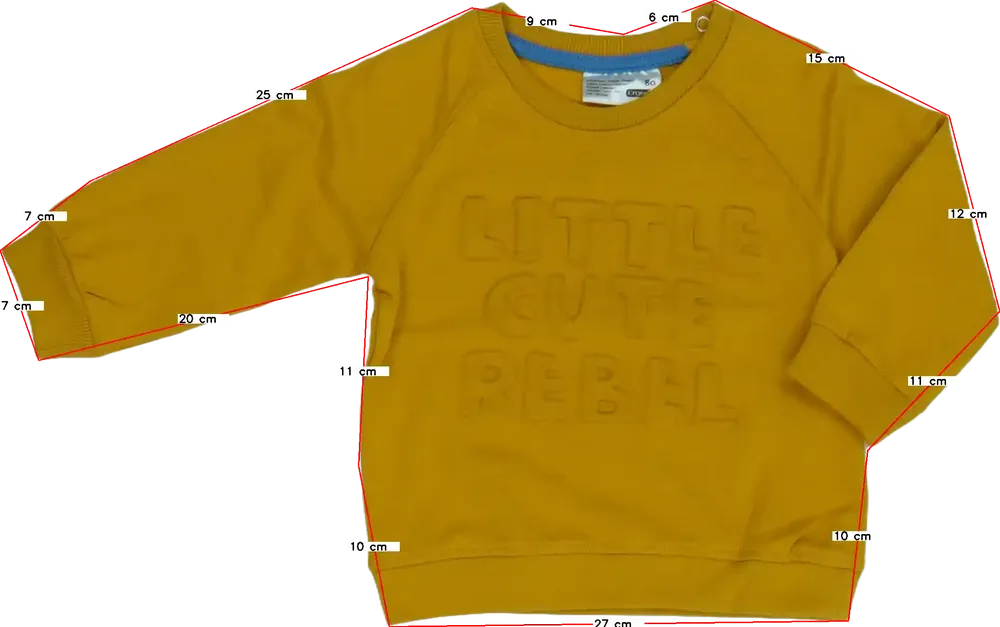 Sárga Ergee Pulóver EU 80 / UK 9-12 hónap / US 12 hónap