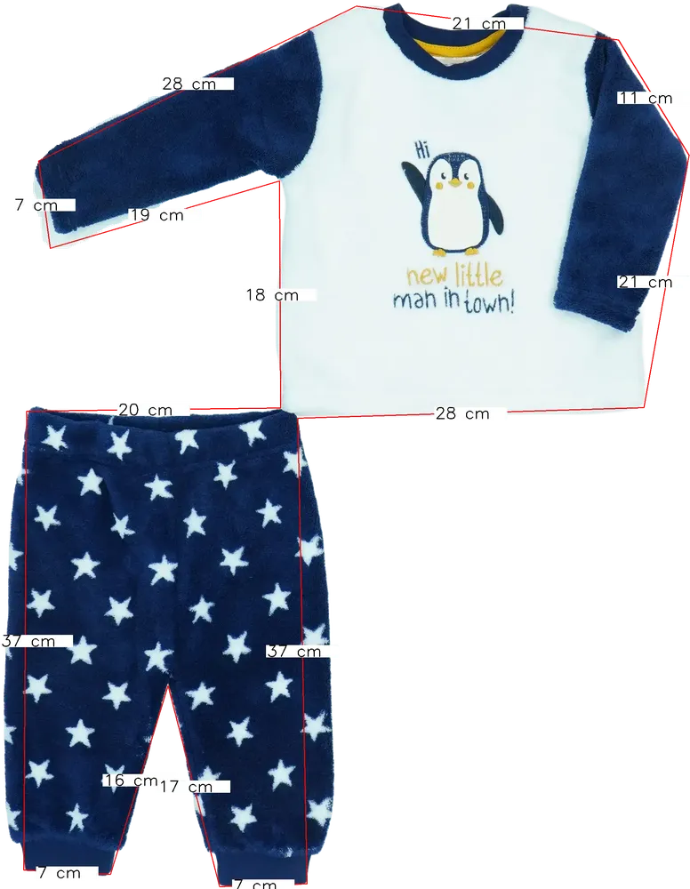 Többszínű Ergee Pizsama EU 68 / UK 3-6 hónap / US 3-6 hónap