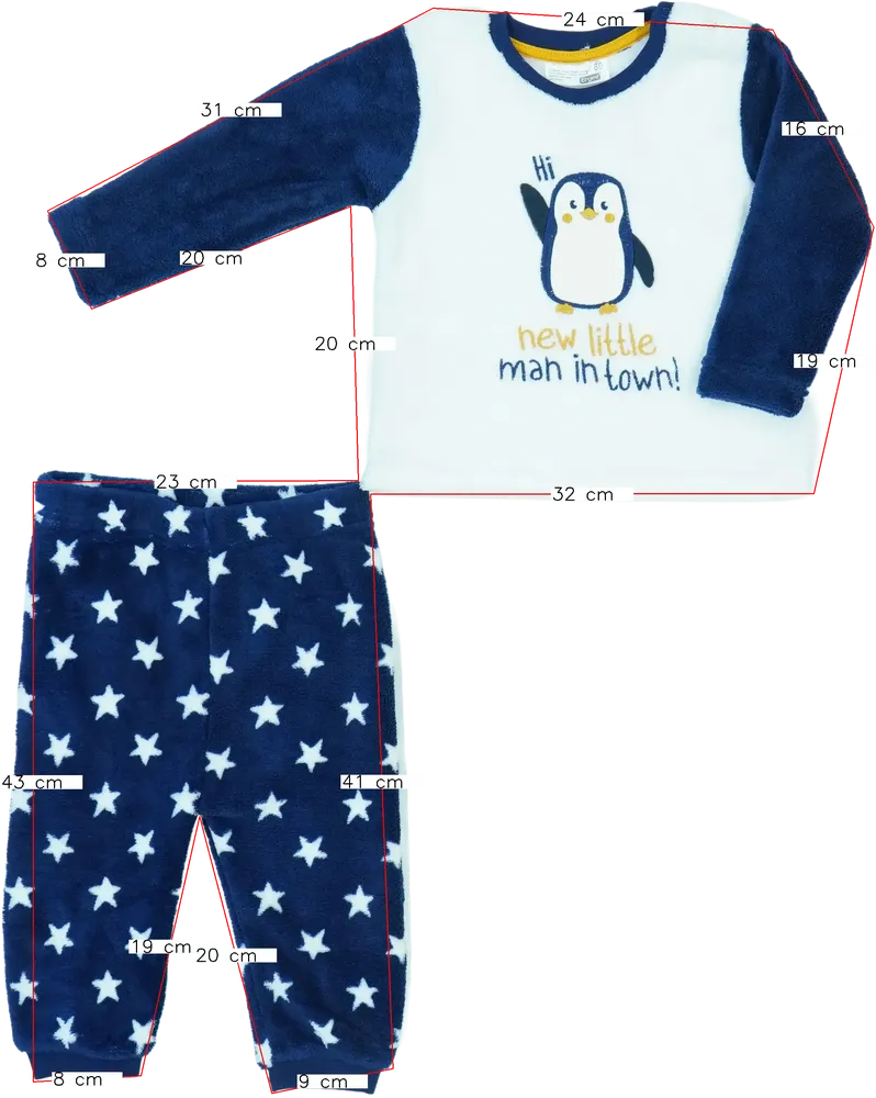 Többszínű Ergee Pizsama EU 80 / UK 9-12 hónap / US 12 hónap