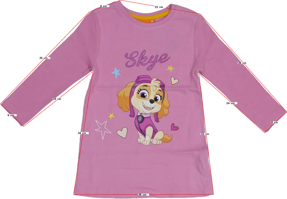 Rózsaszín Nickelodeon Ruha EU 110 / UK 5 év / US 5 év/XS