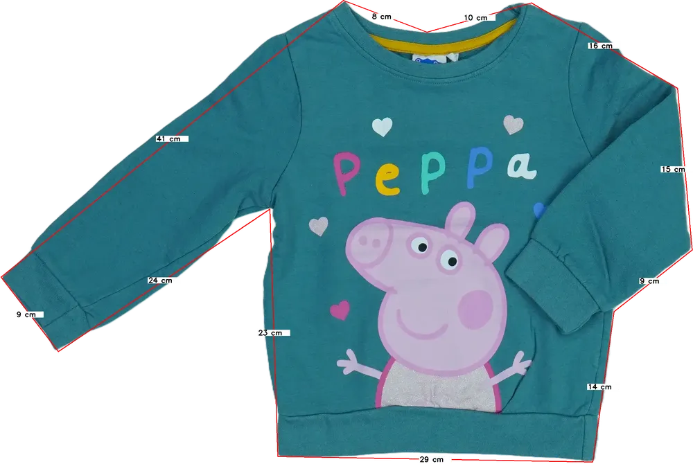 Kék Peppa Pig Pulóver EU 104 / UK 4 év / US 4T/XS