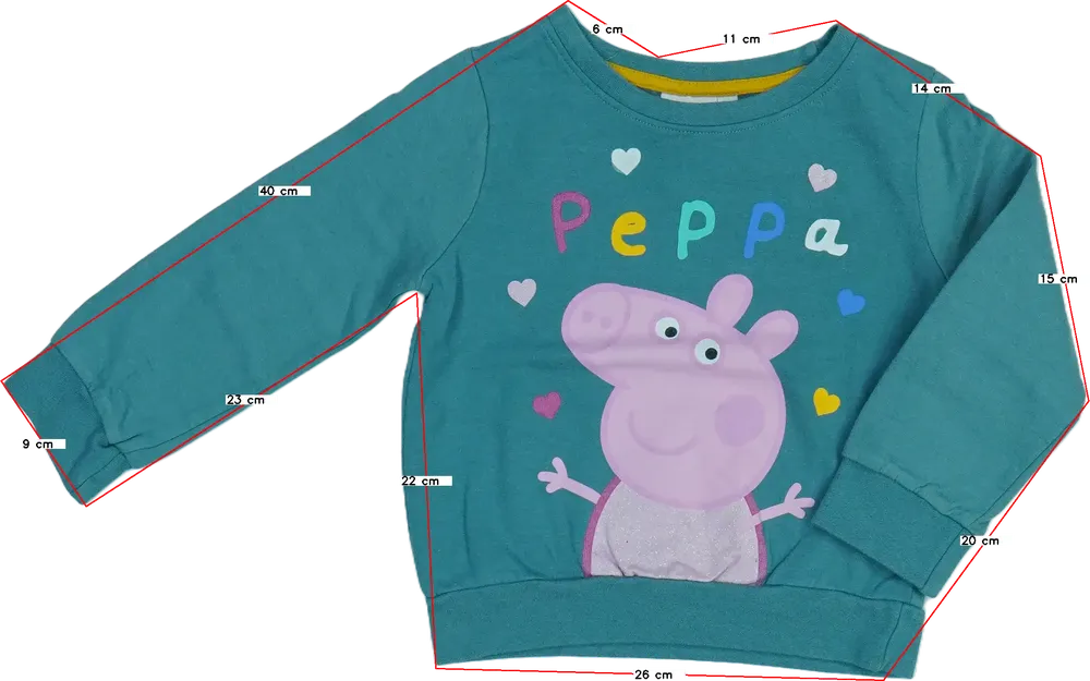 Kék Peppa Pig Pulóver EU 92 / UK 2 év / US 2T