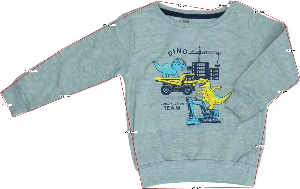 Szürke Kiki&amp;Koko Pulóver EU 104 / UK 4 év / US 4T/XS