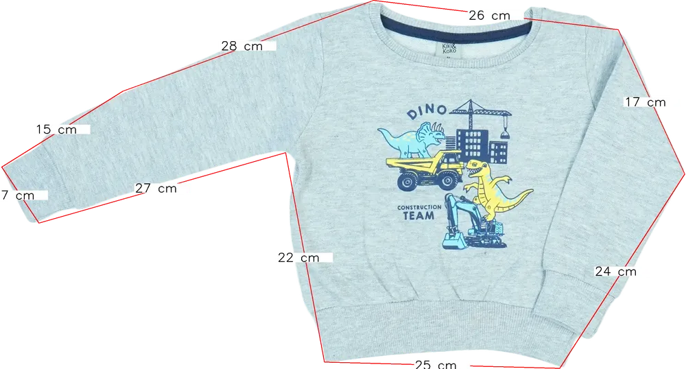 Szürke Kiki&amp;Koko Pulóver EU 92 / UK 2 év / US 2T